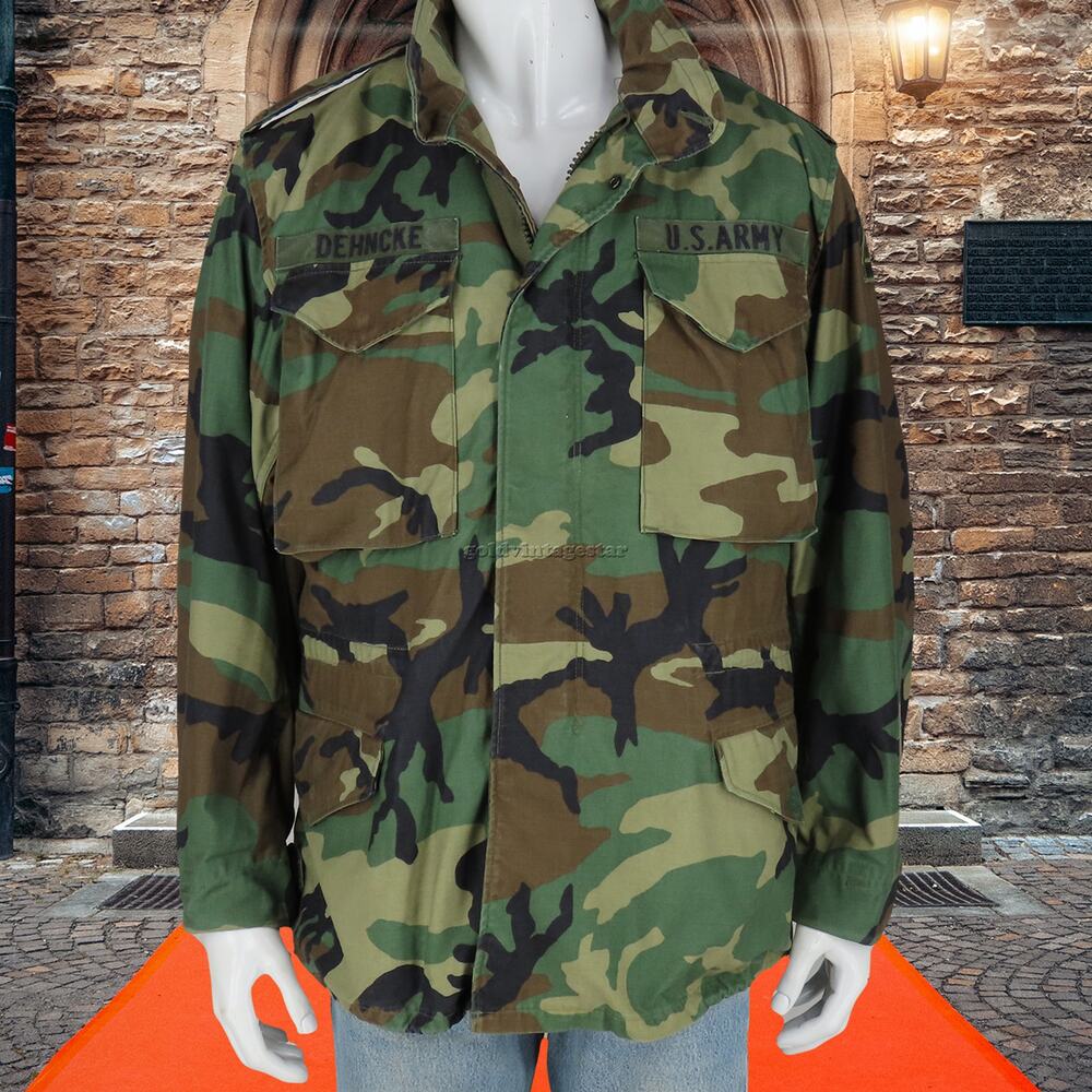 Vintage Camo Military Army Jacket M Urban